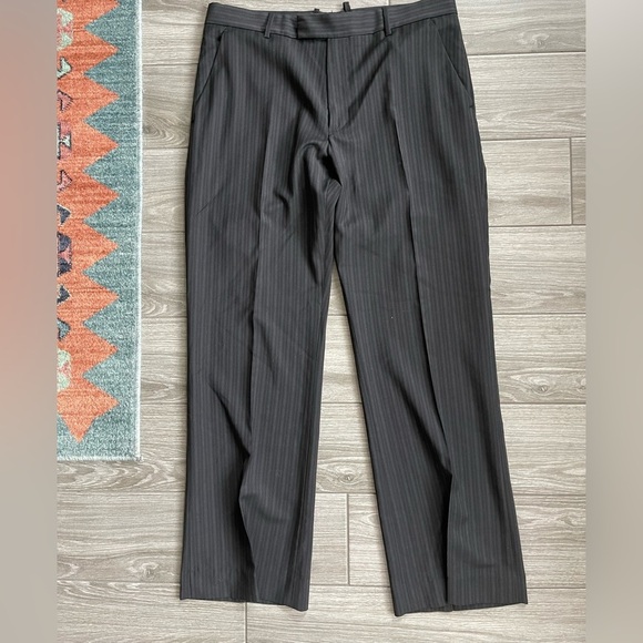 Theory| Wool Laine Pinstripe Trousers••• - Picture 1 of 12